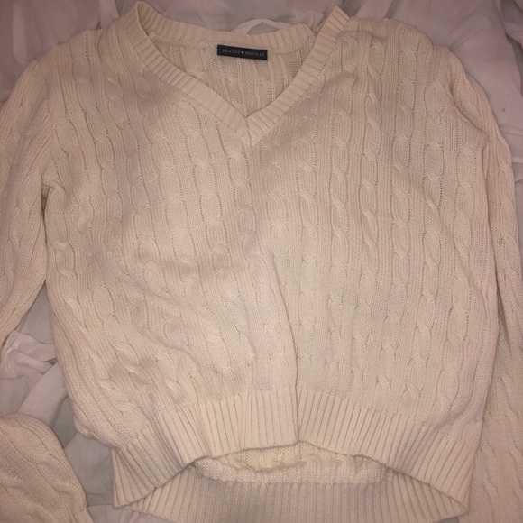 Brandy Melville Sweaters - Brandy Melville Cream Sweater